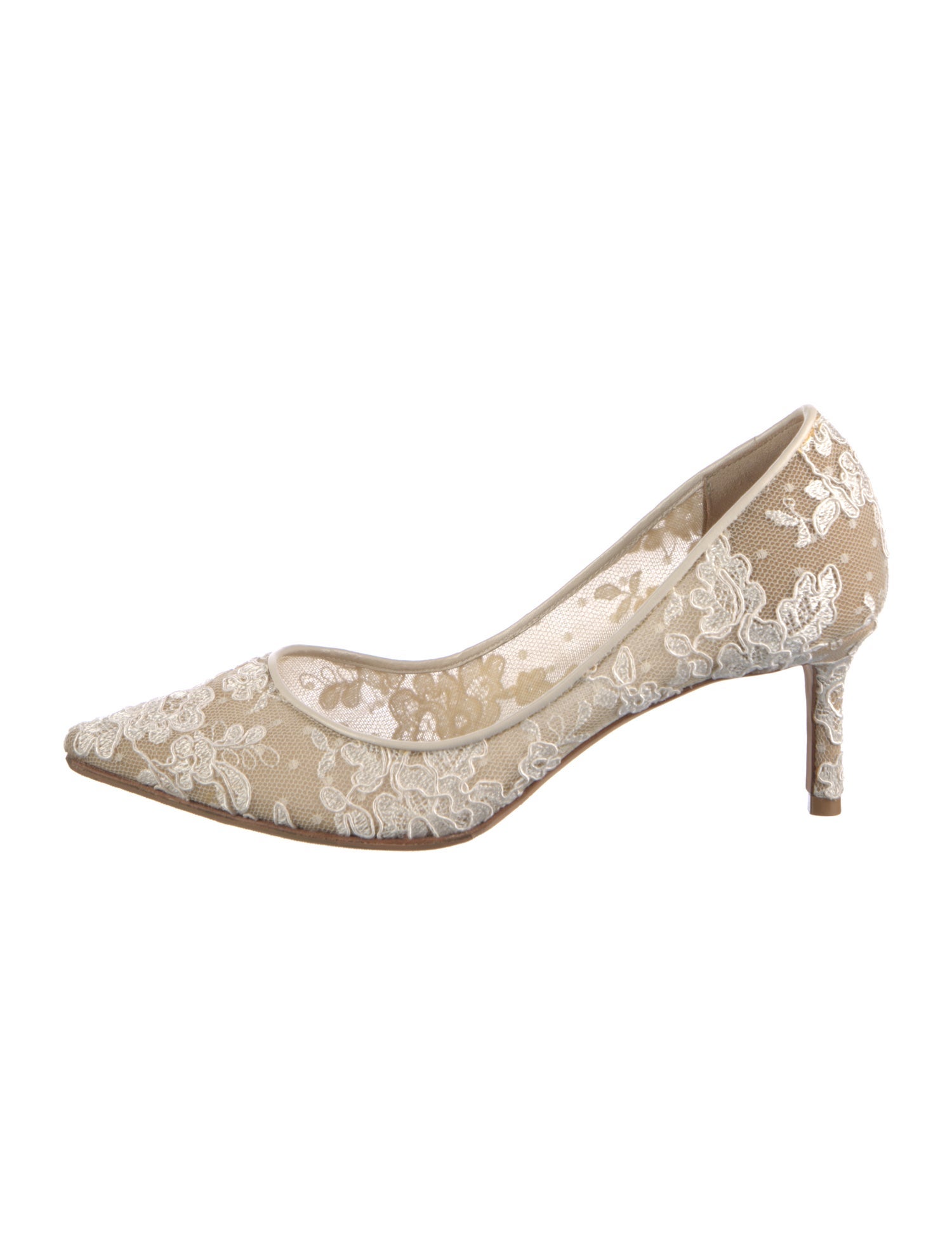 Jimmy Choo Lace Lace Pattern Pumps