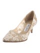Jimmy Choo Lace Lace Pattern Pumps