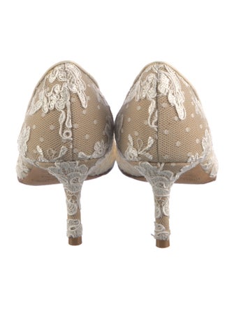 Jimmy Choo Lace Lace Pattern Pumps