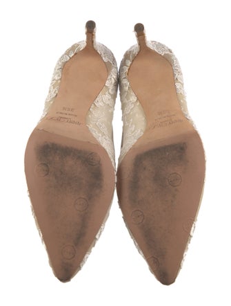 Jimmy Choo Lace Lace Pattern Pumps