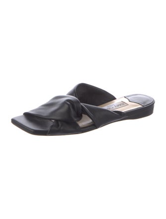 Jimmy Choo Leather Slides
