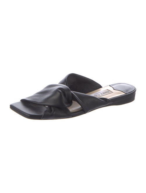 Jimmy Choo Leather Slides