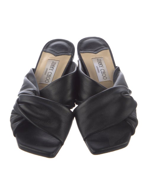 Jimmy Choo Leather Slides