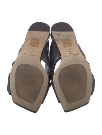 Jimmy Choo Leather Slides