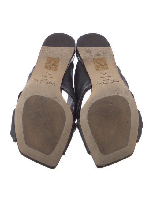 Jimmy Choo Leather Slides
