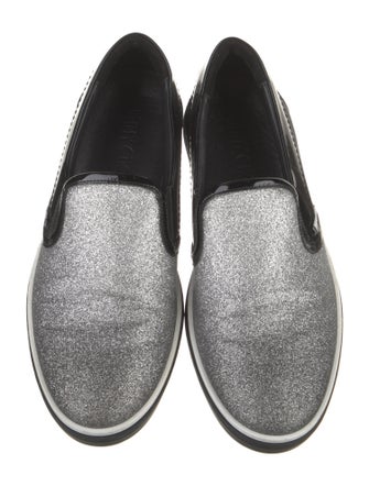 Jimmy Choo Glitter Glitter Accents Sneakers