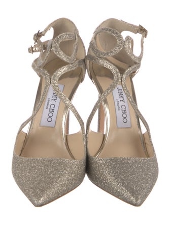 Jimmy Choo Glitter Glitter Accents Pumps