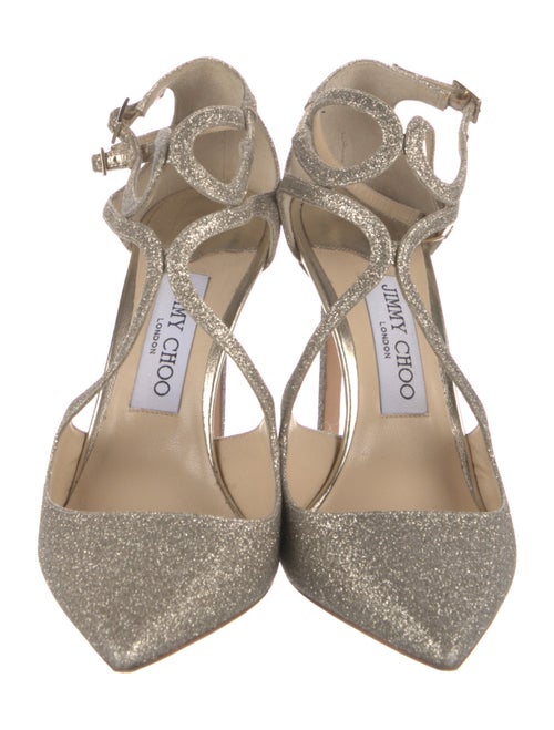 Jimmy Choo Glitter Glitter Accents Pumps