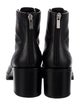 Jimmy Choo Leather Crystal Embellishments Combat Boots