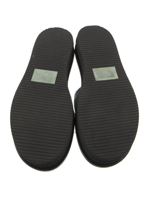 Jimmy Choo Canvas Printed Slides