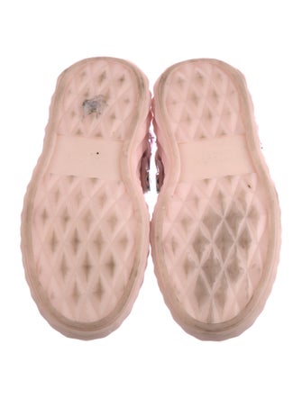 Jimmy Choo Leather Crystal Embellishments Slingback Flats