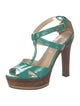 Jimmy Choo Patent Leather T-Strap Sandals