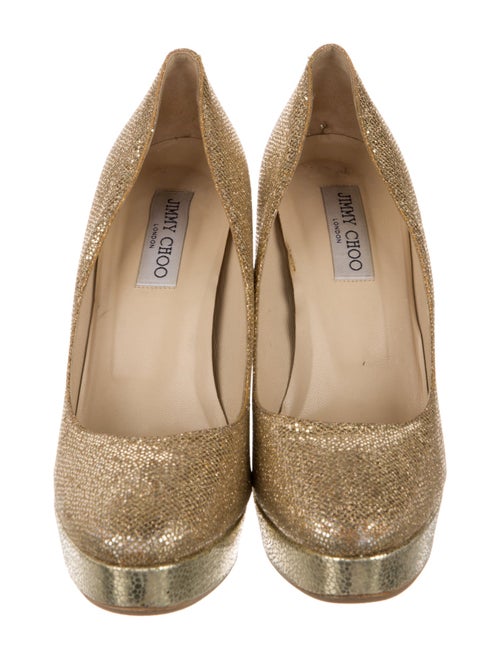 Jimmy Choo Glitter Glitter Accents Pumps