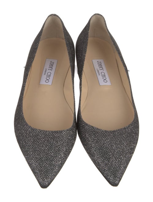 Jimmy Choo Glitter Glitter Accents Flats