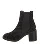 Jimmy Choo Velvet Glitter Accents Chelsea Boots