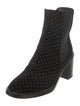 Jimmy Choo Velvet Glitter Accents Chelsea Boots