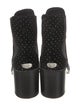 Jimmy Choo Velvet Glitter Accents Chelsea Boots