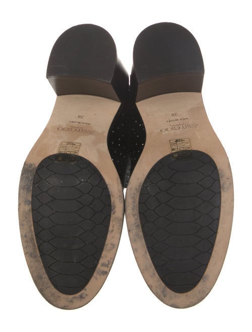 Jimmy Choo Velvet Glitter Accents Chelsea Boots