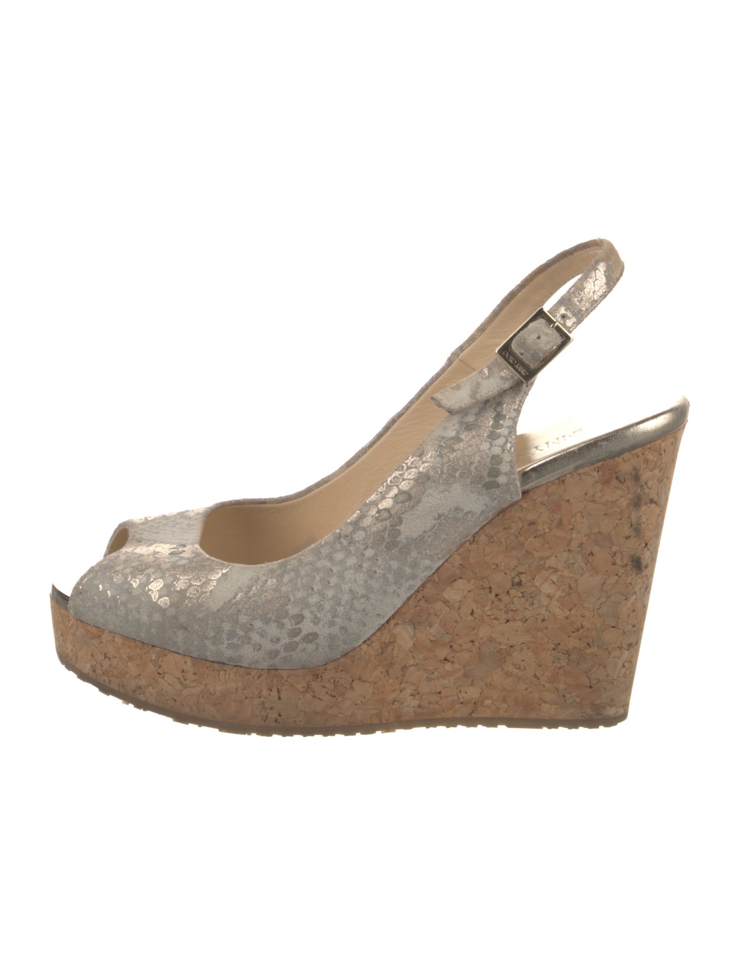 Jimmy Choo Leather Slingback Sandals