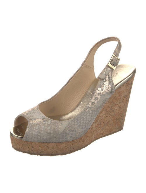 Jimmy Choo Leather Slingback Sandals