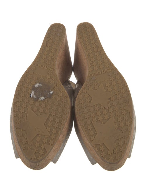 Jimmy Choo Leather Slingback Sandals