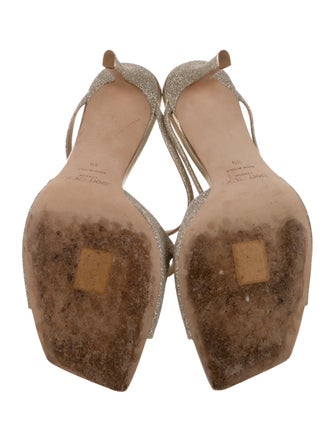 Jimmy Choo Glitter Glitter Accents Slides