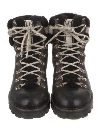 Jimmy Choo Leather Combat Boots