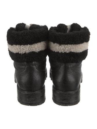 Jimmy Choo Leather Combat Boots