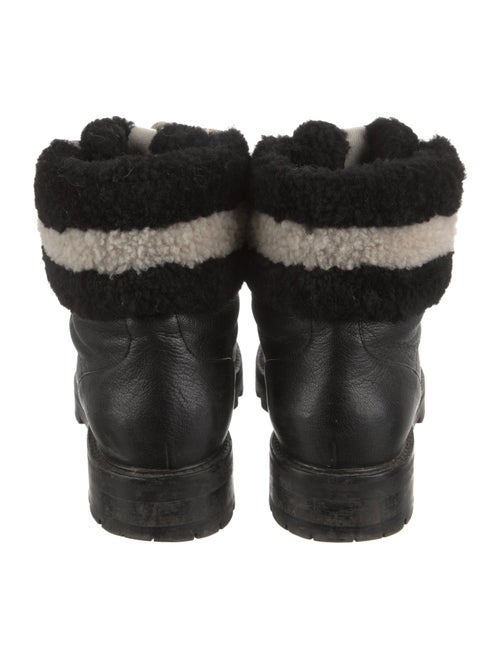 Jimmy Choo Leather Combat Boots