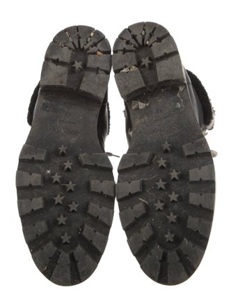 Jimmy Choo Leather Combat Boots