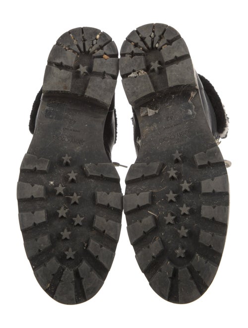 Jimmy Choo Leather Combat Boots