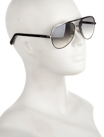 Jimmy Choo Aviator Gradient Sunglasses