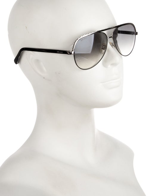 Jimmy Choo Aviator Gradient Sunglasses