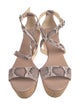 Jimmy Choo Snakeskin Animal Print Espadrilles