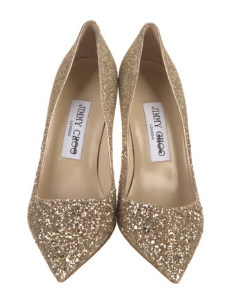 Jimmy Choo Glitter Glitter Accents Pumps