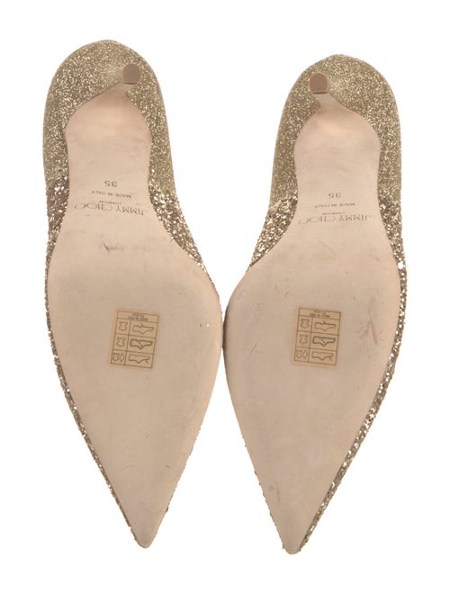 Jimmy Choo Glitter Glitter Accents Pumps