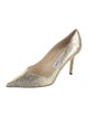 Jimmy Choo Leather Animal Print Pumps