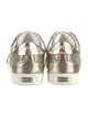 Jimmy Choo Leather Glitter Accents Sneakers