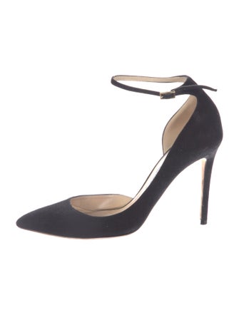 Jimmy Choo Suede D'Orsay Pumps