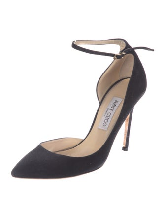 Jimmy Choo Suede D'Orsay Pumps