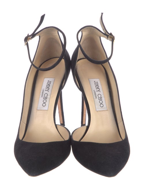 Jimmy Choo Suede D'Orsay Pumps