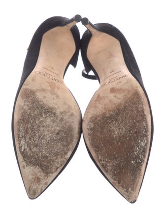 Jimmy Choo Suede D'Orsay Pumps