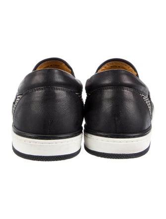 Jimmy Choo Leather Studded Accents Sneakers