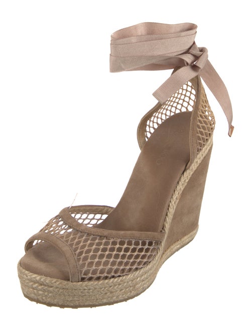 Jimmy Choo Suede Braided Accents Espadrilles