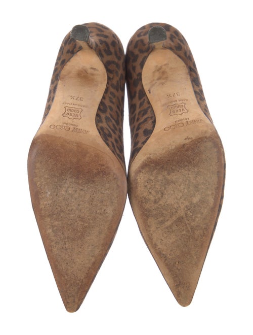 Jimmy Choo Suede Animal Print Pumps