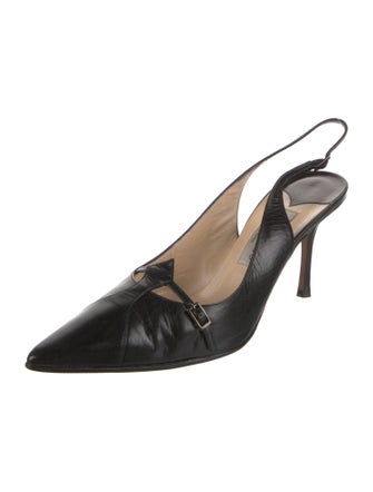 Jimmy Choo Leather Slingback Pumps