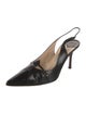 Jimmy Choo Leather Slingback Pumps