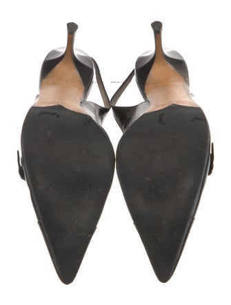 Jimmy Choo Leather Slingback Pumps