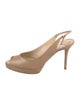 Jimmy Choo Leather Slingback Pumps