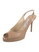 Jimmy Choo Leather Slingback Pumps
